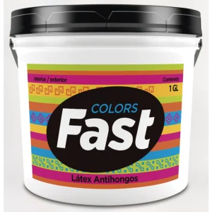 PINTURA FAST COLORS LATEX 1 GL - TRICOLOR